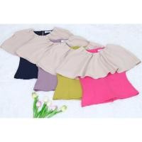 ราคา เสื้อระบายรอบตัว ทูโทน ผ้าเดซี่ รหัส DA DB DC DD DE DF (16798074110)