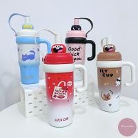 ราคา แก้วสแตนเลสเก็บอุณหภูมิ 780 ml / แก้วพลาสติก 1000 Ml. แบบหูจับ มีจุกปิดหลอด พร้อมตัวกรองใบชา ใช้ได้ทั้งเด็กและผู้ใหญ่ (43173529939)