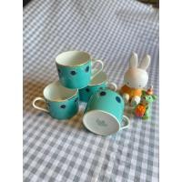 ราคา NIKKO ชุดแก้วกาแฟ พอร์ซเลนสีฟ้าเขียว ขอบทองเต็ม Nikko Patra Fine Porcelain (43302468825)