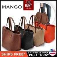 ราคา MANGO MNG Shoulder Shopper Tote Top handle กระเป๋าถือผู้หญิงกระเป๋าแล็ปท็อป Hadiah (23943467880)