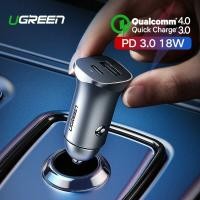 ราคา Ugreen (30780) Quick Charge 4.0 3.0 QC USB Car Charger Type C PD Car Charging Adapter (6455499669)