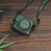 ราคา เหมาะสําหรับกระเป๋ากล้อง Canon G7x2 PowerShot G7X Mark IIIg7x3 เคสป้องกันซองหนังย้อนยุค (24288744832)