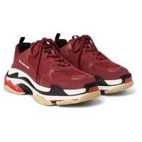 ราคา Balenciaga triple s มือ 2 สี burgundy Size 42 อุปกรณ์ครบกล่อง มีใบเสร็จจากช็อปไทย | ขอดูรูป-ข้อมูลเพิ่มเติมได้ (15346999716)