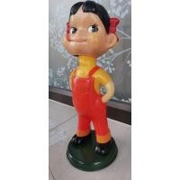 ราคา vintage Japan dolls peko 1980 peko bubble head Peko คอสปริง (16148240845)