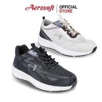 ราคา Aerosoft (แอโร่ซอฟ) รองเท้าผ้าใบเพื่อสุขภาพ ผ้าใบสีดำ รุ่น EUROA123/124 (29924142812)