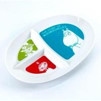 ราคา Moomin plate จานเปลใบใหญ่ (29470975309)