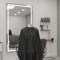 ราคา HairPro ตัด Cape สําหรับช่างทําผม, กันน้ํา & Oil-Resistant Salon Smock, Hairdressing จัดแต่งทรงผมแชมพูย้อม, 1PC (43868623673)