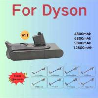 ราคา 12800mAh แบตเตอรี่ลิเธียมไอออน 25.2V สำหรับเครื่องดูดฝุ่น Dyson SV15 SV16 SV17 SV18 SV22 รุ่น V11 An (54251224240)