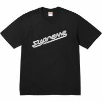 ราคา ใหม่พร้อมส่ง ของแท้ เสื้อยืด Supreme Banner Black Tee (28359689245)