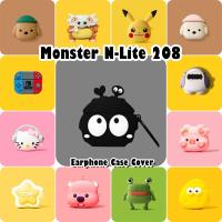 ราคา 【Case Home】นําไปใช้กับ Monster N-Lite 208 เคส Case เคสหูฟัง การ์ตูนสร้างสรรค์ ซิลิโคนนุ่ม เคส เคสหูฟัง NO.1 (26327254746)