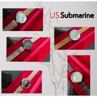 ราคา US Submarine นาฬิกาผู้หญิง สายถัก แถมกล่องกำมะหยี่สีแดง (14211769727)