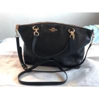 ราคา Used like new Coach ทรงพัดสีดำล้วน (6810046547)