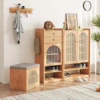 ราคา ตู้รองเท้า โถงทางเข้าห้องเก็บของห้องนั่งเล่นตู้เก็บของสไตล์ญี่ปุ่น QJPK (27358048309)