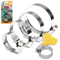 ราคา เข็มขัดรัดท่อ หลายขนาด เข็มขัดรัดท่อหางปลา กิ๊บรัดสายยาง แหวนรัดสายยาง แพ็ค5ชิ้น (20780326294)