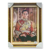 ราคา พระบรมฉายาลักษณ์ ร.9 พิมพ์ผ้ากรอบลายไม้ ขนาดใหญ่ 16 x 20 นิ้ว รูป ร.9 มีหลายแบบ (22143928190)