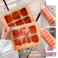 ราคา Karite 6in1 Peach Matte Color Blusher Set บลัชออนเนื้อแมทต์ เฉดสีพีช เนียนละเอียด พวงแก้มเปล่งปลั่ง (25334695603)