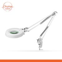 ราคา โคมไฟLED แว่นขยายตั้งโต๊ะ กำลังขยาย10เท่า แบบหนีบ (23655186193)