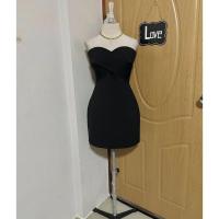 ราคา ส่งต่อ เดรสเกาะอกสีดำ halloween มือสอง ชุดราตรี ชุดออกงาน ชุดออกเดท ไปrooftop ฮาโลวีน สวย หรู ดูแพง ซื้อมาแพงค่ะsize S (42168572937)