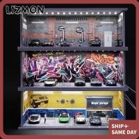 ราคา ลิซมอน ฉากที่จอดรถรุ่น,1:64ขนาดขนาดเล็กรถโรงรถรุ่น,ของขวัญไฟ นํา จําลองฉากรุ่นรถยนต์แสดงที่จอดรถมาก (57800040600)