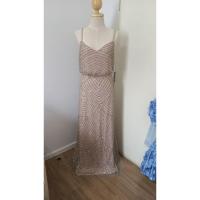 ราคา เดรสไปงานสีครีม Adrianna Papell ปักป้อง เลื่อม วิวับ US 2 ถูกมาก (40525183773)