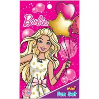 ราคา Barbie Mini Fun Set [ขนาดพกพา=เล็กเท่าฝ่ามือ] ชุดมินิฟันเซ็ตบาร์บี้! (สมุดระบายสี+สีไม้+สติ๊กเกอร์+ตัวปั๊ม+ตลับหมึก) (6727469219)
