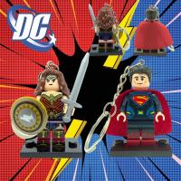 ราคา GANTUNGAN พวงกุญแจคู่รัก 2 ชิ้น Minifigure Superman & Wonder Woman | พวงกุญแจคู่รัก | ซีรีส์ DC (25629431537)