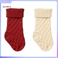 ราคา ซูเจี้ยนเซีย| คริสต์มาสเตาผิงถุงน่องคริสต์มาสถุงเท้าขนาดใหญ่ถักคริสต์มาสถุงน่องสําหรับเตาผิงตกแต่งเทศกาลถุงเท้าคริสต์มาสในสีทึบที่มีเนื้อขนมเปียกปูน14นิ้ว (40976106583)