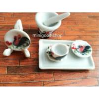 ราคา #ของจิ๋ว # ถ้วยกาแฟจิ๋ว(ตราไก่) #ครกจิ๋ว(ตราไก่) #จานจิ๋ว(ตราไก่) เลือกแบบได้no I'm (3425421961)