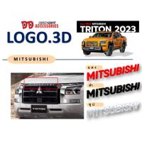 ราคา โลโก้ Logo Triton 2023 2024 2025 ติดฝากระโปรง ตัวอักษรแยก Mitsubishi มี 3 สี (23052967497)