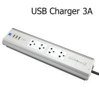 ราคา Clef Audio PowerBAR 4+ ปลั๊กไฟกรองสัญญาณกระแสไฟ ช่องปลั๊ก 4 ช่อง 3 USB Power Conditioners (19309088907)