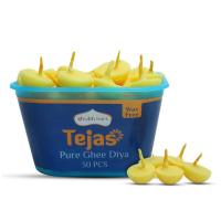 ราคา ไส้ตะเกียงเนยใส/ Shubhkart Tejas Ghee Diya with Batti/ Ghee Wicks|/ Wax Free / อินเดียแท้ (26669376290)