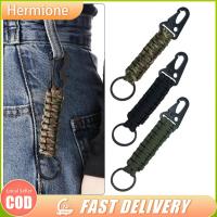 ราคา ยุทธวิธี Paracord Camping Buckle Hook Seven-core ร่มเชือกพวงกุญแจ Carabiner ถัก Beak Key Chain กลางแจ้ง (41155074648)