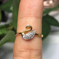 ราคา แหวนนกหงส์หยกสวยๆทองแท้เพชรแท้ (4537337688)