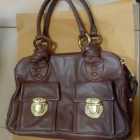 ราคา Marc Jacob bag หนัง สีน้ำตาล ของแท้สภาพดี มือ2 (2598375355)