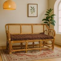 ราคา โซฟาหวาย ขนาด 3 ที่นั่งพร้อมเบาะ โซฟาหวายมะลิวัลย์ (41217163999)