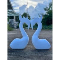 ราคา ตัวเปล่าหงส์โฟมสูง18นิ้ว ขายเป็นตัว สำหรับงานประดับตกแต่งพุ่มกฐินผ้าป่าจัดดอกไม้จัดซุ้มงานแต่งงานมงคลอวมงคลต่างๆ (40872652033)