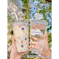 ราคา ญี่ปุ่น จีพี ญี่ปุ่น จีพี ไดโกว ถ้วยครัวเรือนที่เรียบง่ายสดน่ารักถ้วยน้ําถ้วยแก้วที่มีฝาปิดสํานักงานฟางถ้วยสาว (40371880280)