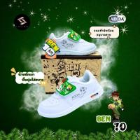 ราคา ADDA รองเท้านักเรียนชาย วอร์มสีขาว Benten (ลายเบ็นเท็น) รุ่น 41N22 ไซส์ 25-35 (41462592690)
