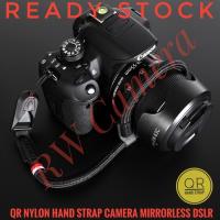 ราคา อุปกรณ์เสริม -[ BEST Mall ] QR Nylon Hand Strap Mirrorless DSLR สายคล้องกล้อง Sony Fujifilm Nikon - สีดํา (42126353055)
