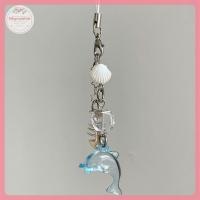 ราคา STHB ฤดูร้อน Blue Dolphin Charm พวงกุญแจ/โทรศัพท์ Charm Handmade Sea Theme แรงบันดาลใจพวงกุญแจอุปกรณ์เสริมความงาม Y2k VN (43374685960)