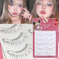 ราคา ขนตาปลอม การ์ตูนบาร์บี้ 5 คู่ - ขนตาล่าง รูปตัว A ขนาดเล็ก - เครื่องมือแต่งหน้าต่อขนตา - ขนตาธรรมชาติ แบบมืออาชีพ - ขนตายาว โปร่งใส (25761706758)