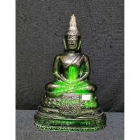 ราคา No. M/11 พระบูชาพิมพ์ พระแก้วมรกต 25 พุทธศตวรรษ ปี พ.ศ.2500 บล็อคไทย ร.9 ร่วมประธานพิธี เนื้อแก้วเขียวมรกต บล็อค THAI สำ (29465254988)