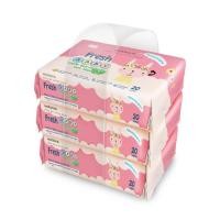 ราคา วัตสัน เฟรช เบบี้ 100% อีโค่-เฟรนด์ลี่ ซอฟท์ ไวพ์ 20แผ่น x 3แพ็ค (ทิชชู่ เปียก) สีชมพู (23341129268)