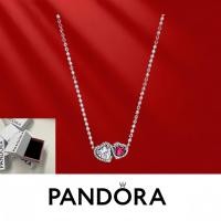 ราคา สร้อยคอมีจี้ Halo Hearts Pandora S925 (พร้อมกล่องบรรจุภัณฑ์) (52000677898)