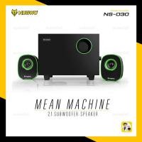 ราคา NUBWO MEAN MACHINE NS-030 (2.1ch) USB Speaker ลำโพงคอมพิวเตอร์ (สีดำ-เขียว) (25167779843)