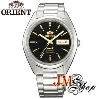 ราคา Orient Three Star Automatic นาฬิกาข้อมือผู้ชาย สายสแตนเลส รุ่น AB00005B (หน้าปัดสีดำ) (9608118040)