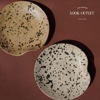 ราคา จาน เซรามิค อาหารสวยๆ สไตล์ญี่ปุ่น ขนาด8นิ้ว จานเบี้ยว ลายจุด สำหรับเสิร์ฟ ร้านอาหาร Fine dining (24517092991)