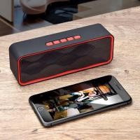 ราคา SC211 Mini Wireless Bluetooth Stereo Speaker Portable Outdoor Sport Sound Box HIFI Support FM Radio TF Card (2435954470)
