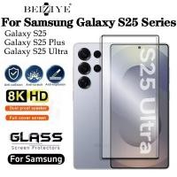 ราคา กระจกคลุมทั้งหมดสําหรับ Samsung Galaxy S25 Ultra กระจกนิรภัย Samsung Galaxy S25 Plus ป้องกันหน้าจอฟิล์มโทรศัพท์ Samsung Galaxy S25 (29625665204)