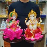 ราคา ชุดคู่บูชาเพิ่มความรวยพระแม่ลักษมี + พระพิฆเนศหน้าตัก 7 นิ้วประทับบนฐานบัว (7065990207)